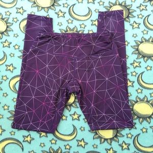 Purple workout leggings, Reebok, size small